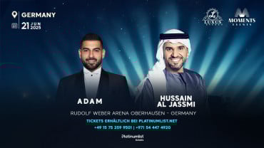 Hussain Al Jassmi & Adam Live at Rudolf Weber Arena in Oberhausen, Germany